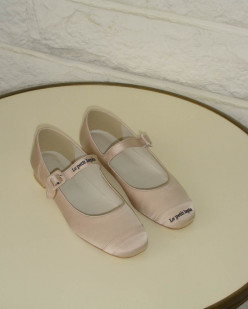 SILK BALLET FLATS PINK